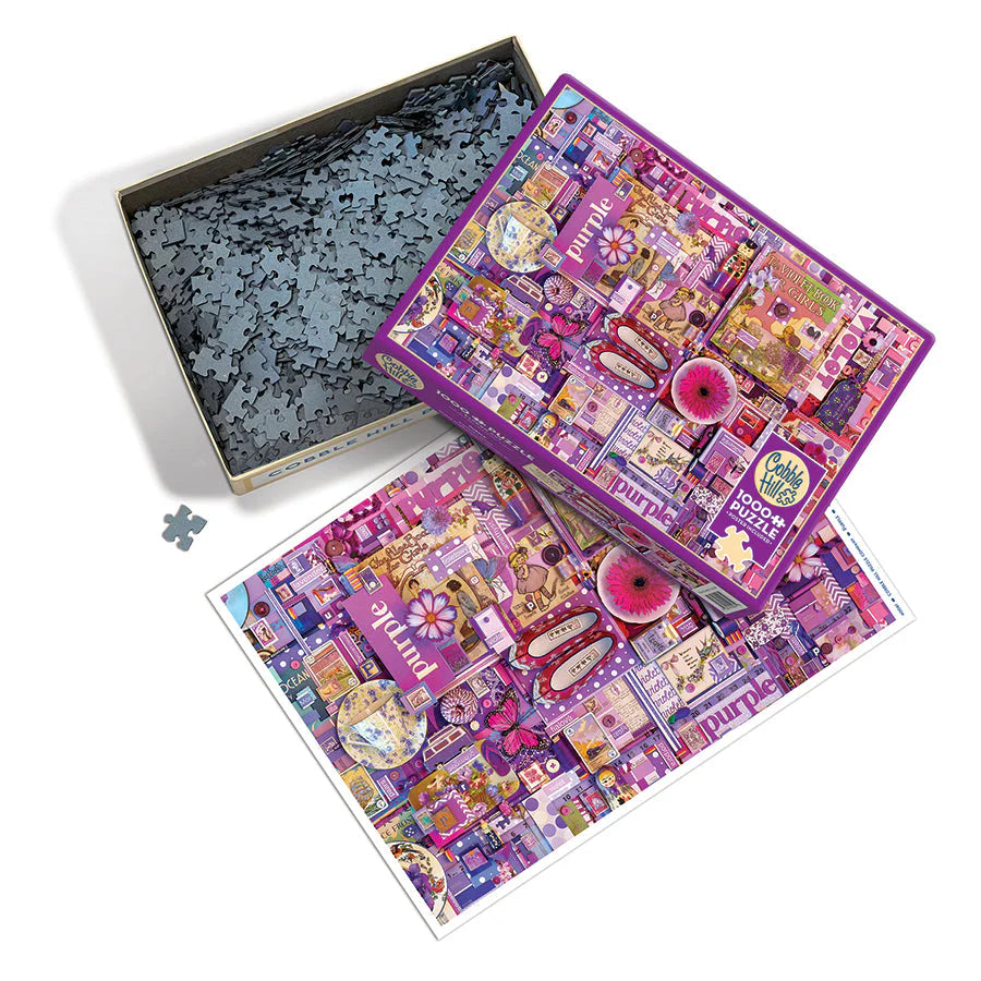 Rainbow Project Purple - Jigsaw 1000pc - Brain Spice