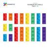 Rainbow Rectangle Pack - Connetix - 18pc - Brain Spice