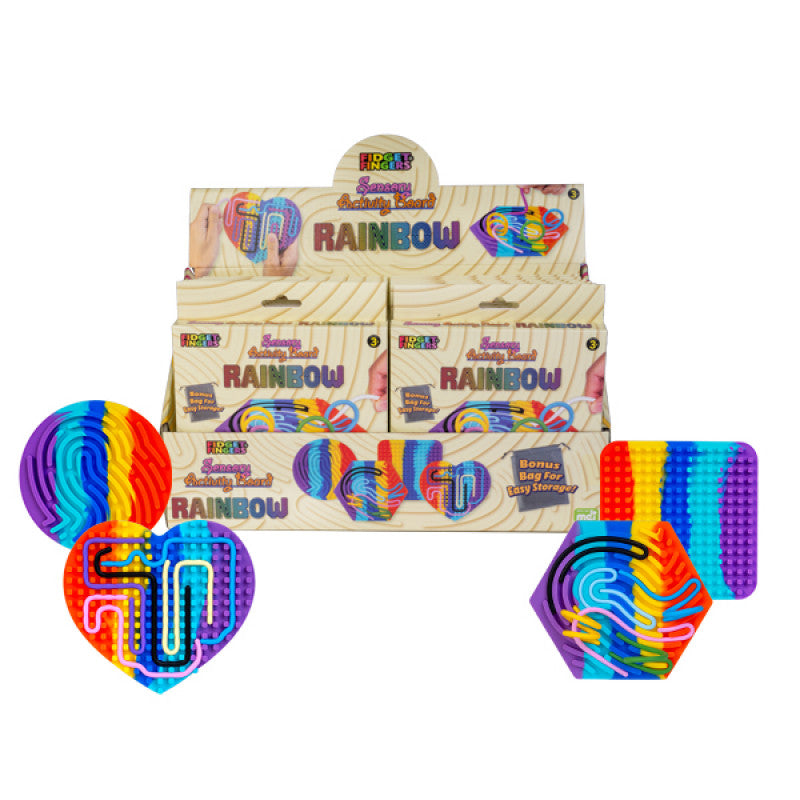 Rainbow Sensory Activity Board - Brain Spice