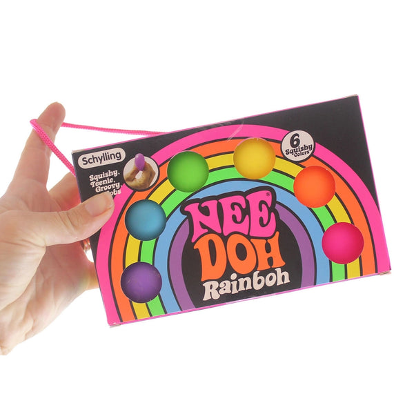 Rainbow Teenie Nee Doh - Set of 6 - Brain Spice