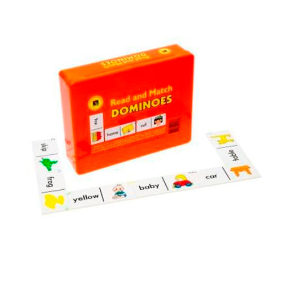 Read and Match Dominoes - Brain Spice