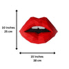 Red Lips Origami Model - 3D Paper Art - Brain Spice
