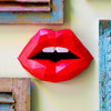 Red Lips Origami Model - 3D Paper Art - Brain Spice