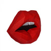 Red Lips Origami Model - 3D Paper Art - Brain Spice