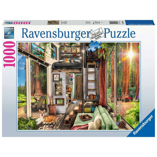 Redwood Forest Tiny House - Jigsaw 1000pc - Brain Spice