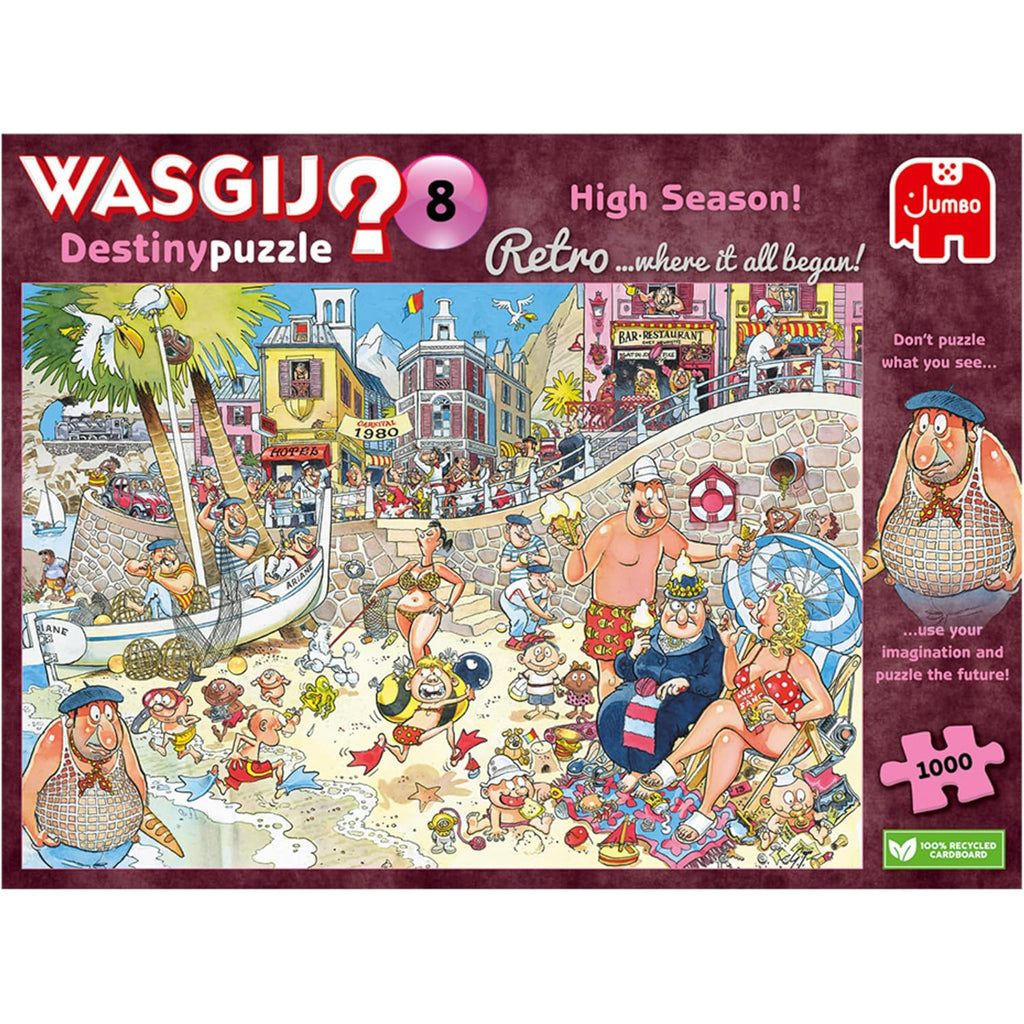 Retro Destiny 8 - High Season - Wasgij - 1000pc - Brain Spice