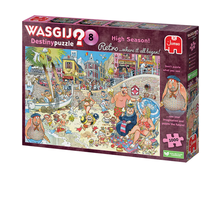 Retro Destiny 8 - High Season - Wasgij - 1000pc - Brain Spice