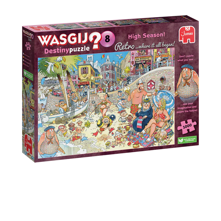 Retro Destiny 8 - High Season - Wasgij - 1000pc - Brain Spice