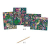 Rococo Neon Jungle Scratch Cards - Brain Spice