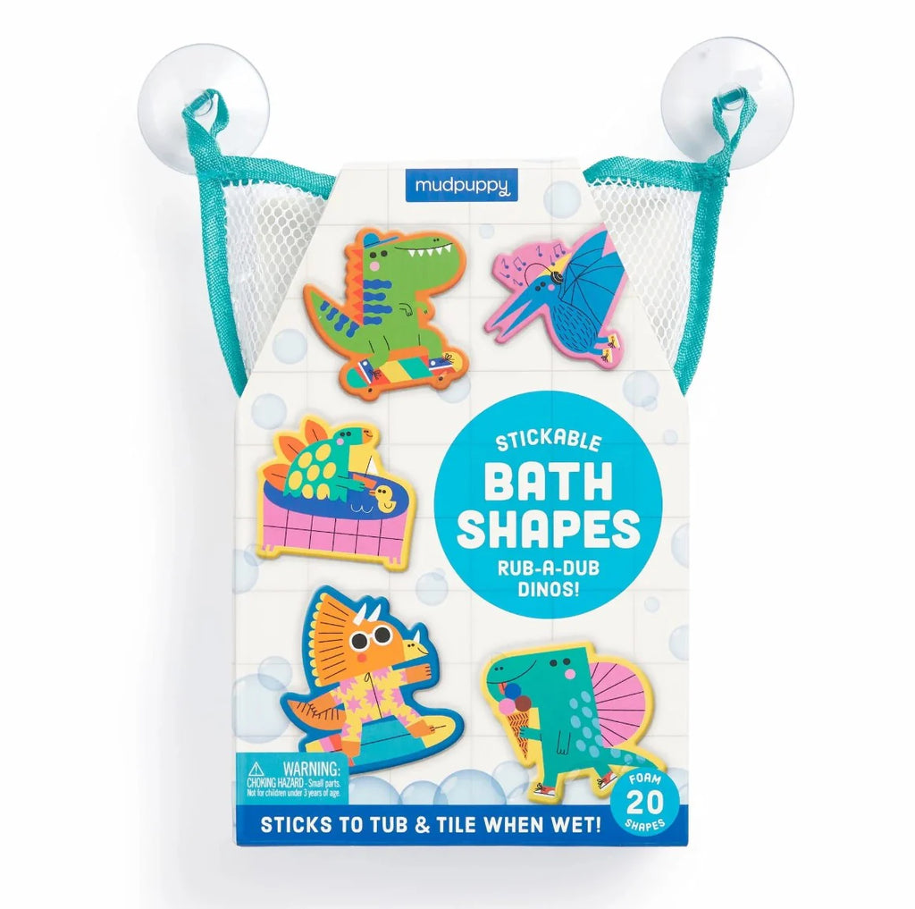 Rub-a-Dub Dinos - Stickable Foam Bath Shapes - Brain Spice