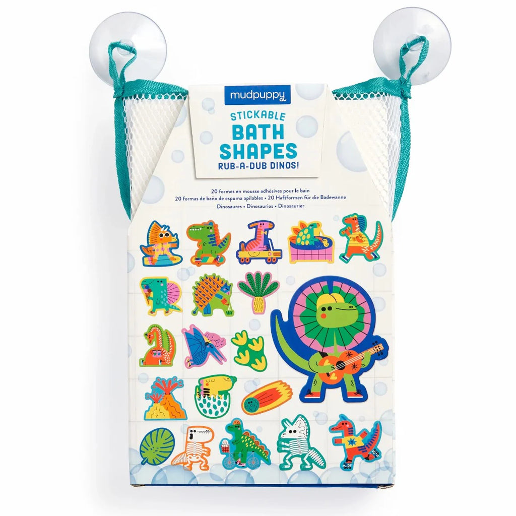 Rub-a-Dub Dinos - Stickable Foam Bath Shapes - Brain Spice