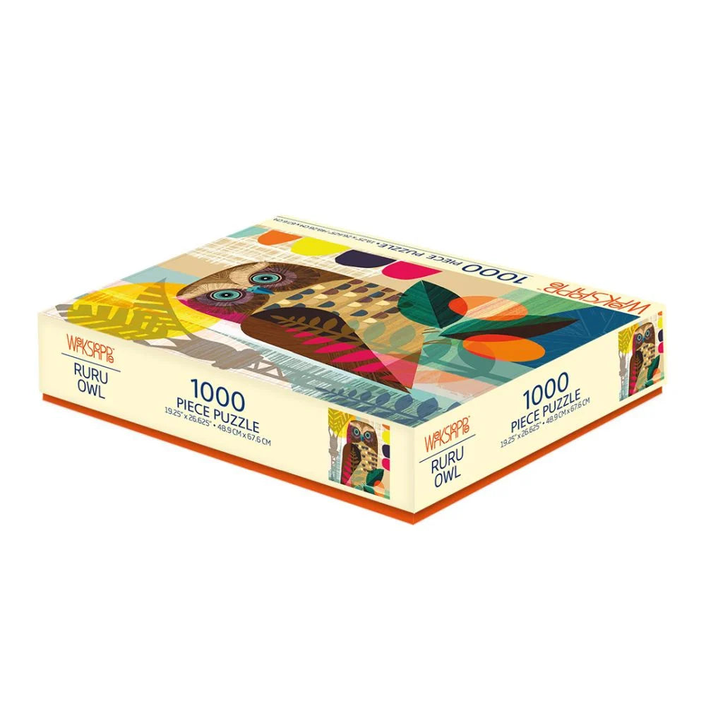 Ruru Owl - Jigsaw 1000pc - Brain Spice