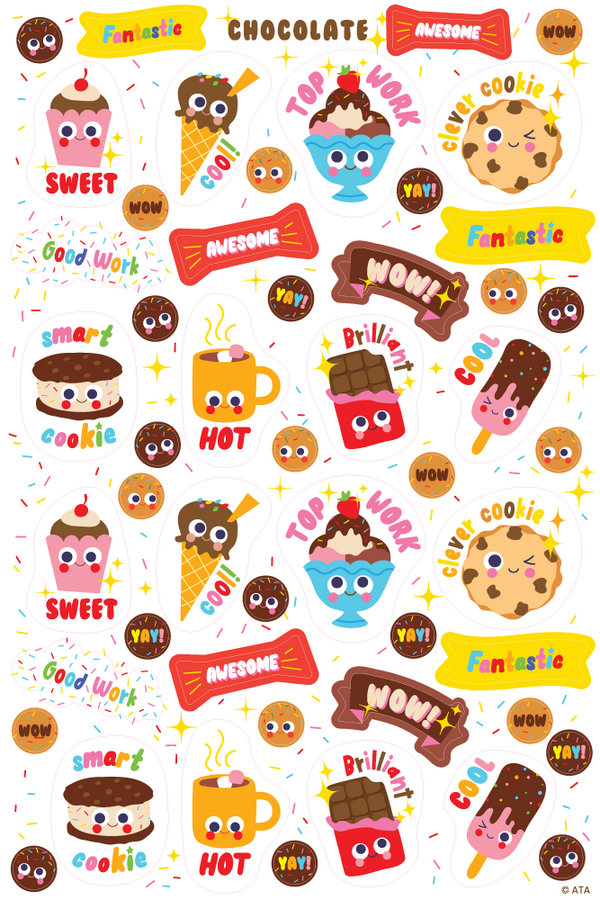 Chocolate - ScentSations Stickers - Brain Spice
