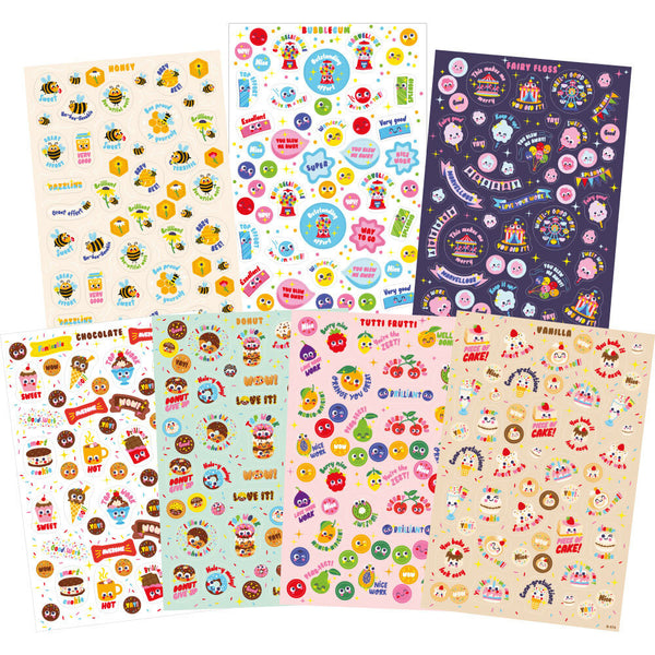 Variety Pack - Food (700) - ScentSations Stickers - Brain Spice