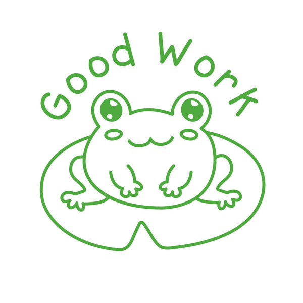 Good Work Frog - Merit Stamp - Brain Spice