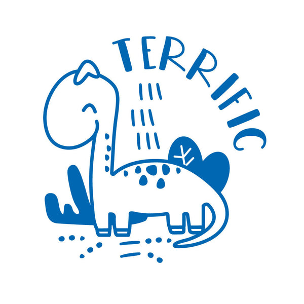 Terrific Dinosaur - Merit Stamp - Brain Spice
