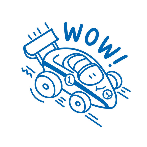 Wow Car - Merit Stamp - Brain Spice