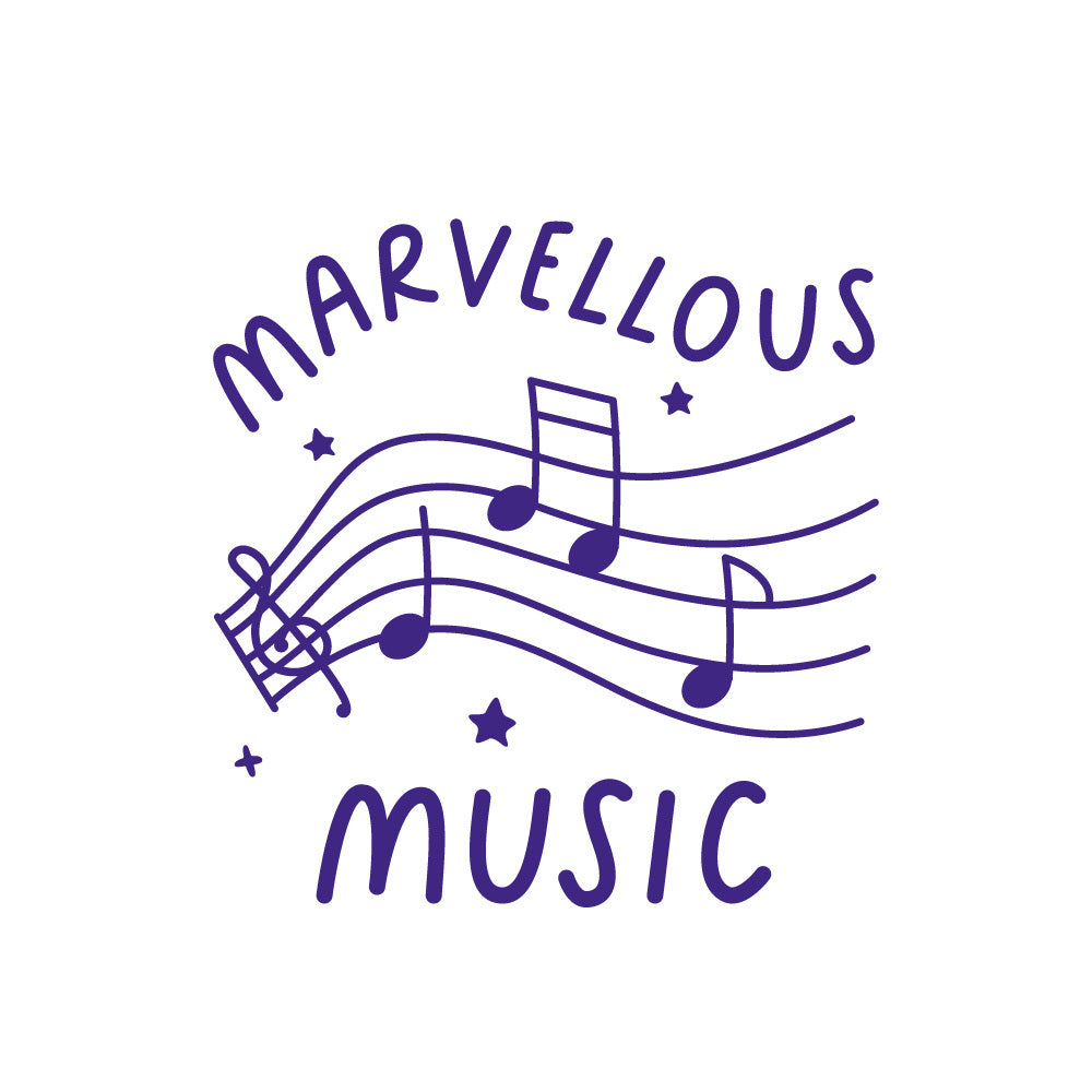 Marvellous Music - Merit Stamp - Brain Spice
