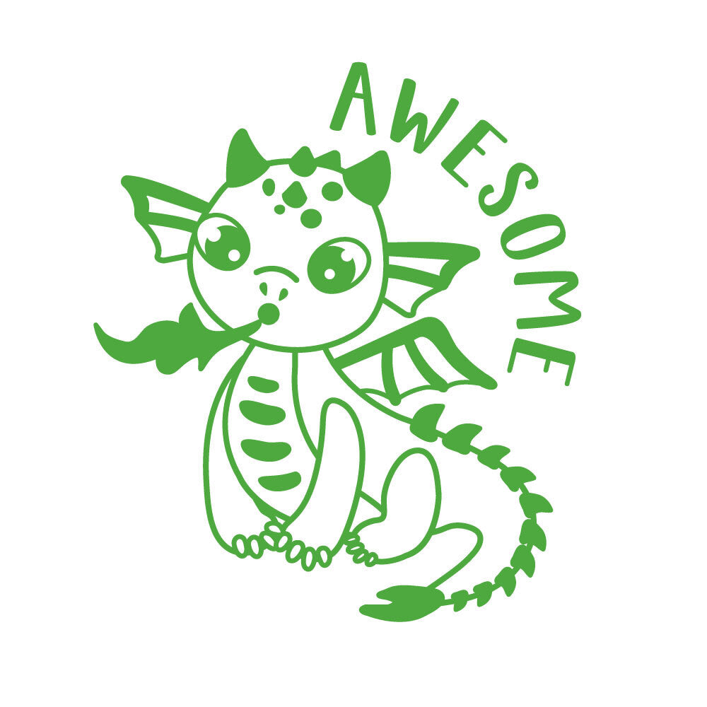 Awesome Dragon - Merit Stamp - Brain Spice
