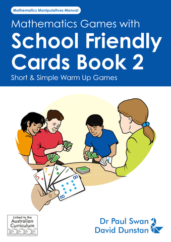 Maths games With School Friendly Cards Book 2 - Brain Spice