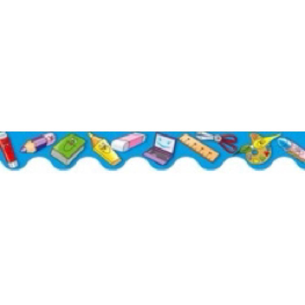 School Stuff - Scalloped Border - Brain Spice