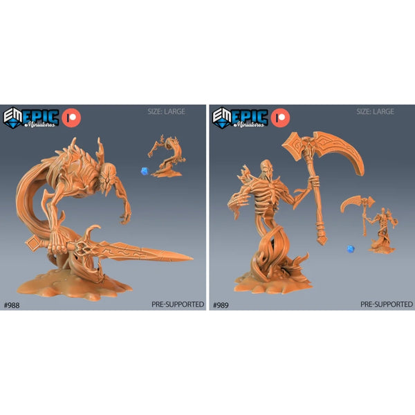 Shadow Horrors Set A - 8 Figurines - Brain Spice