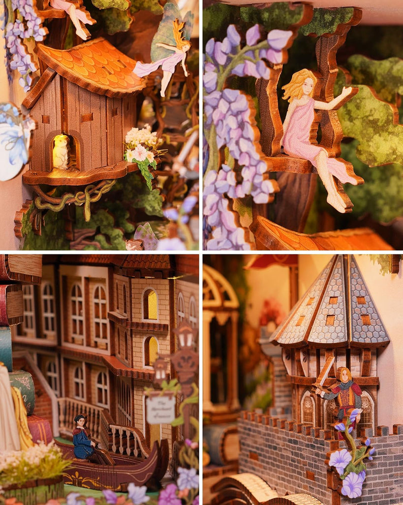 Shakespeares Verse - Miniature House Book Nook Kit - Brain Spice