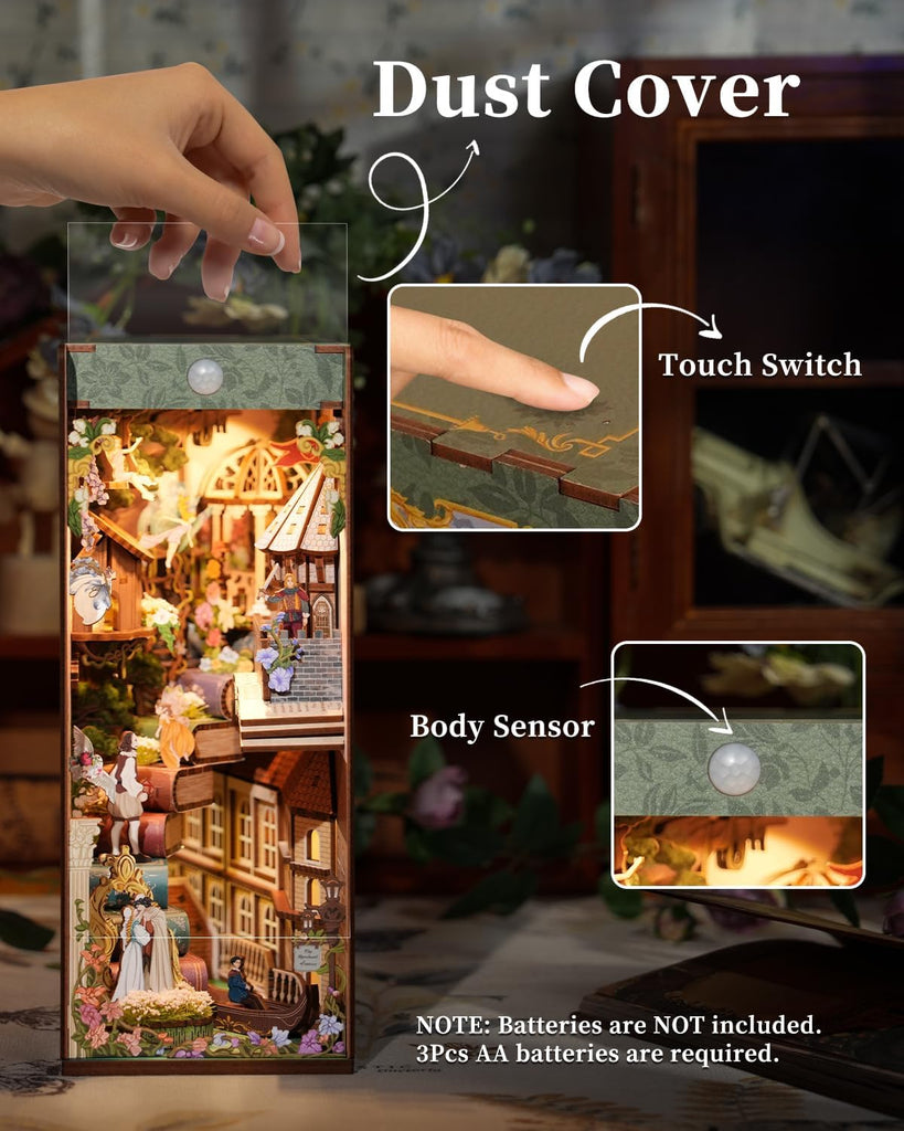 Shakespeares Verse - Miniature House Book Nook Kit - Brain Spice