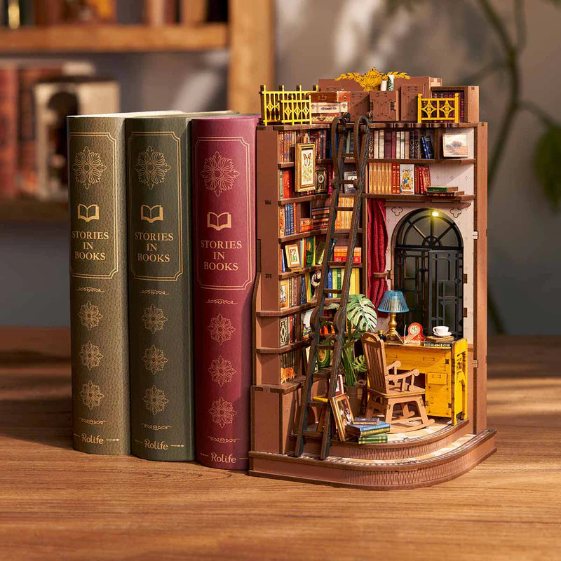 Silent Corner Study - DIY Bookends Kits - ROKR - Brain Spice