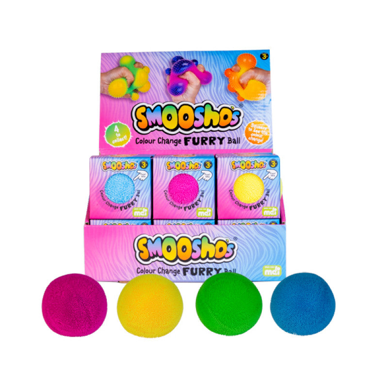 Smooshos Colour Change Furry Ball - Brain Spice
