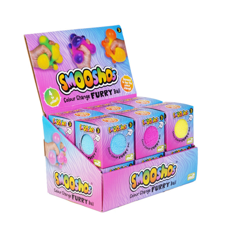 Smooshos Colour Change Furry Ball - Brain Spice