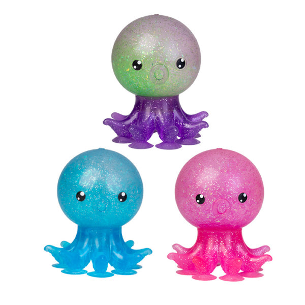 Smooshos Glitter Octopus Suckers - Brain Spice