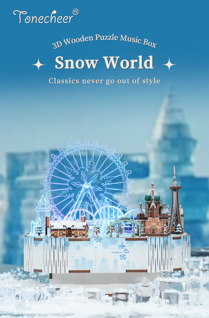 Snow World - Music Box Kit - Brain Spice
