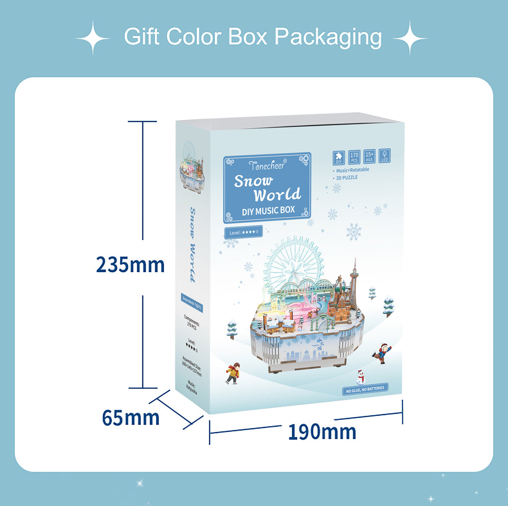 Snow World - Music Box Kit - Brain Spice