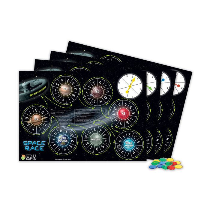 Space Race - Pack of 4 - EDUGames - Brain Spice