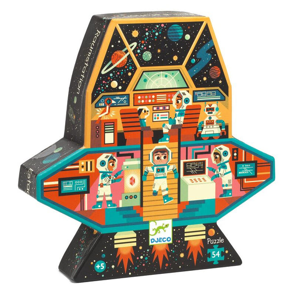 Space Station 54 pc Silhouette Puzzle - Brain Spice