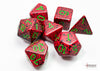 Speckled Strawberry - Polyhedral 7-Dice Set - Brain Spice