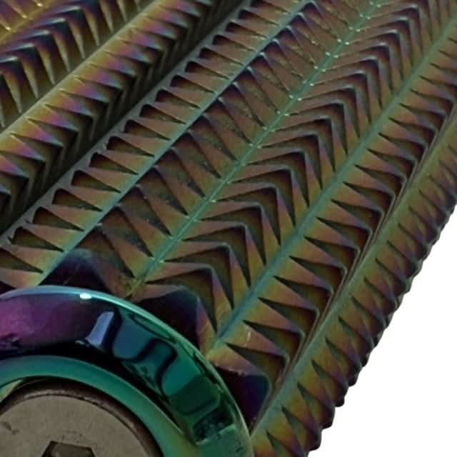 Spikey Hand Roller - Oil Slick Rainbow - 100g - Brain Spice