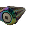 Spikey Hand Roller - Oil Slick Rainbow - 100g - Brain Spice