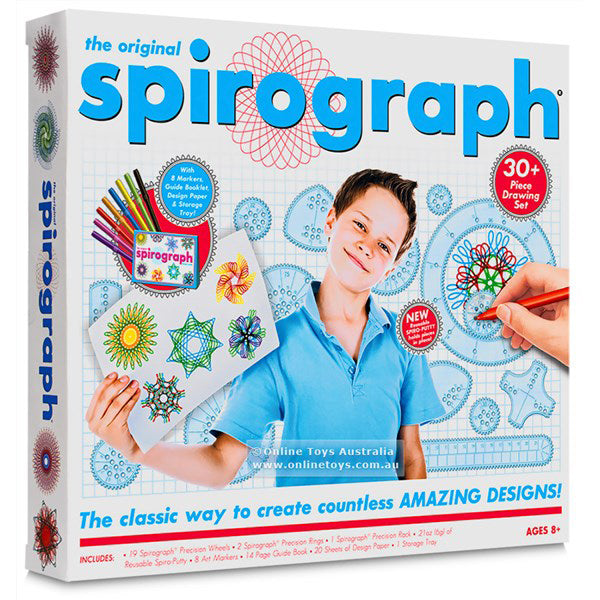 Spirograph Kit with Markers - Brain Spice