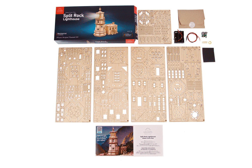 Split Rock Lighthouse - uGears - Brain Spice