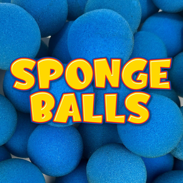 Sponge Balls 2inch 4pk - Blue