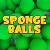 Sponge Balls 2inch 4pk - Green - Brain Spice