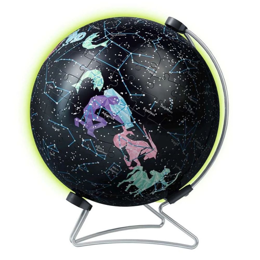 Starglobe Glow-in -the-Dark 3D PuzzleBall - 180pc - Brain Spice