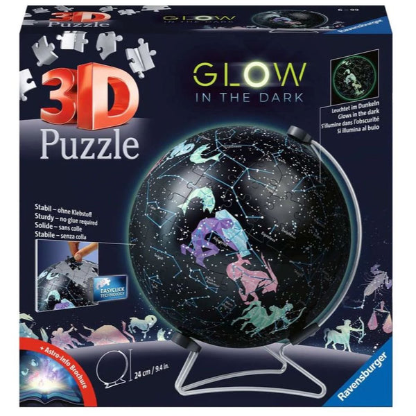 Starglobe Glow-in -the-Dark 3D PuzzleBall - 180pc - Brain Spice