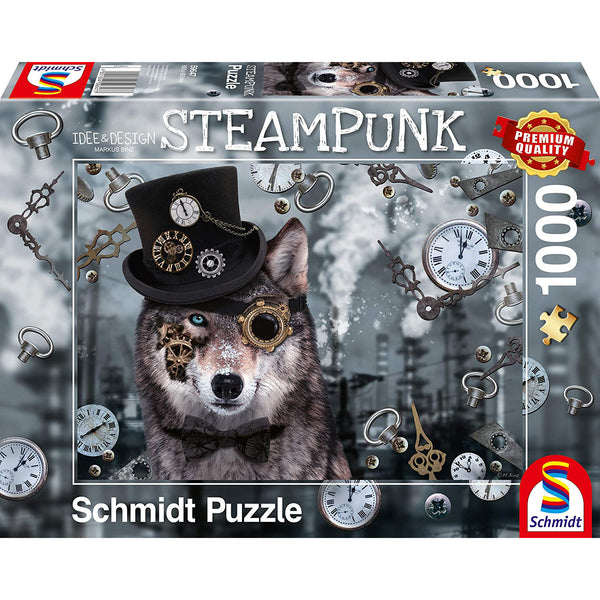 Steampunk Wolf -  Jigsaw 1000pc