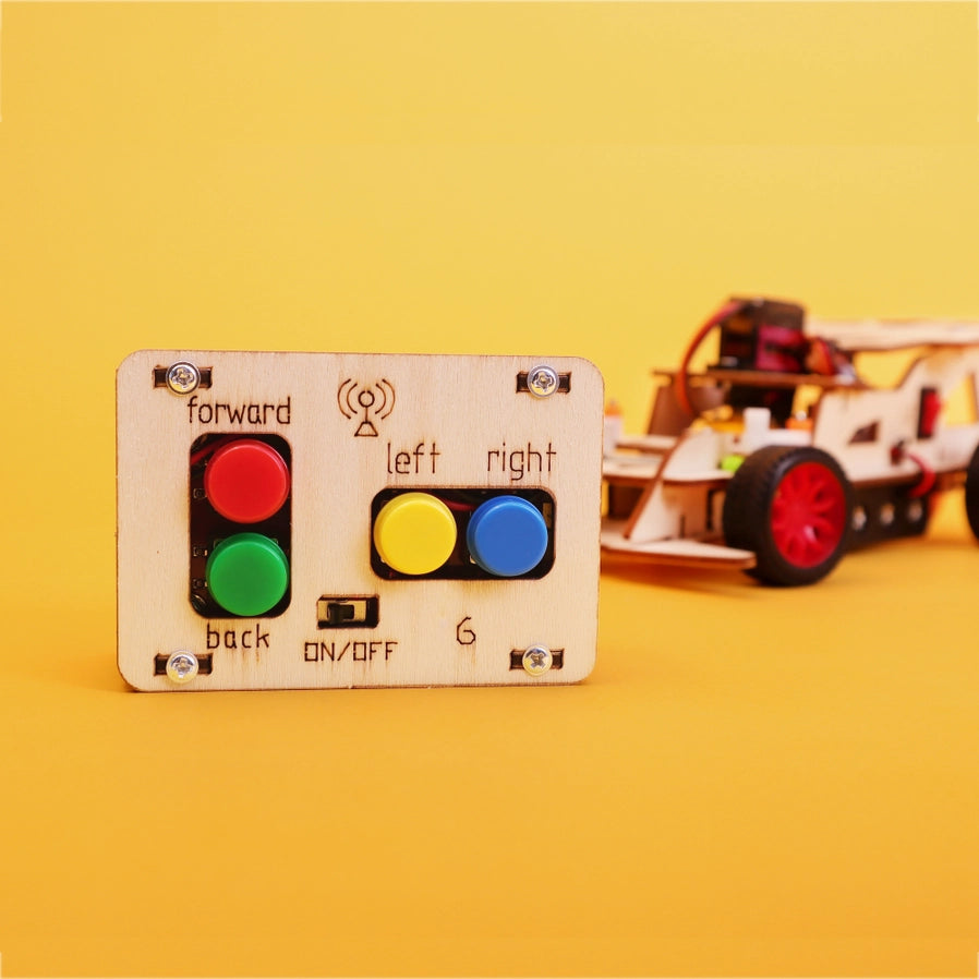 Steering Remote Controlled Car DIY Kit - Brain Spice
