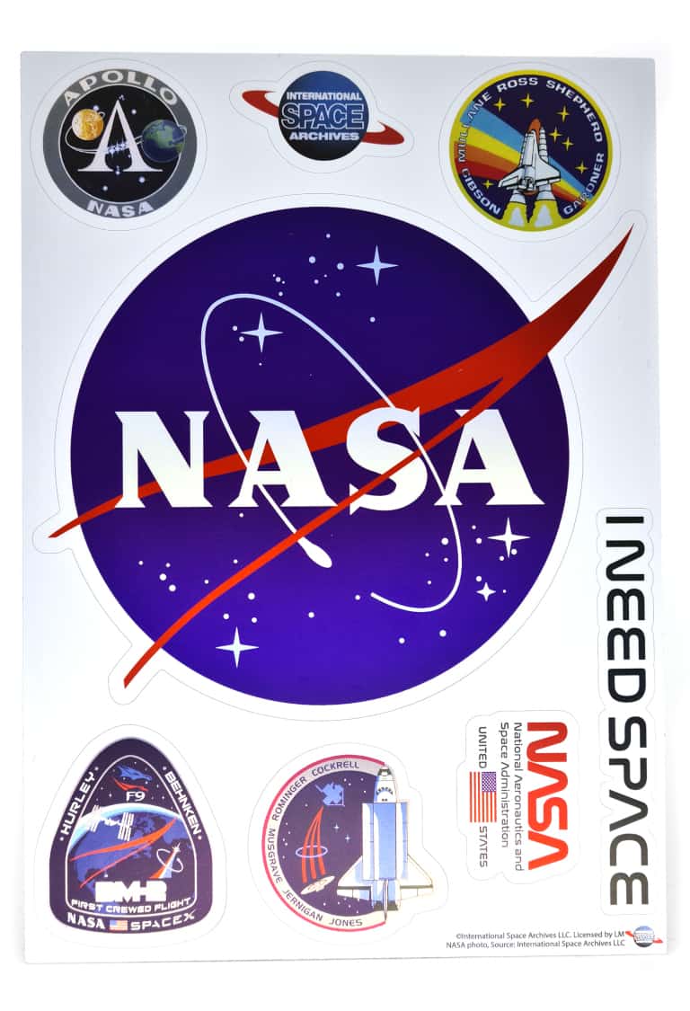 NASA Sticker Collection - 3 pack | Brain Spice