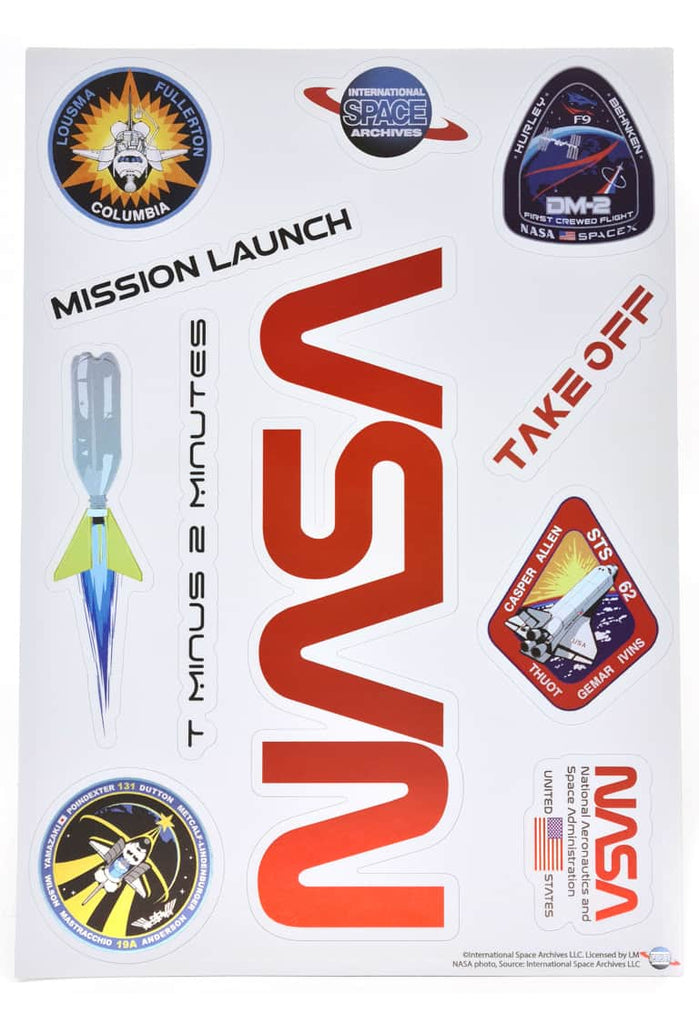 NASA Sticker Collection - 3 pack - Brain Spice