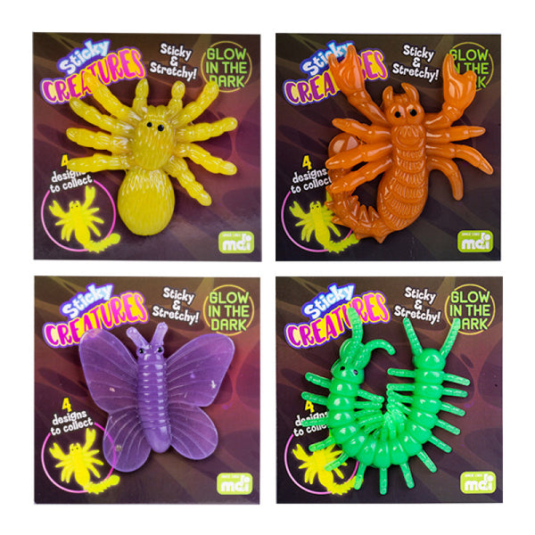 Sticky Creatures - Glow in the Dark - Brain Spice